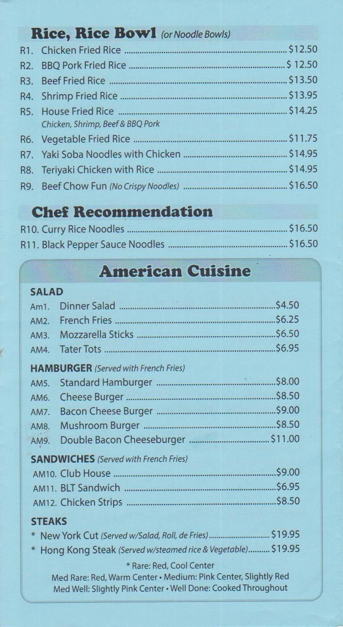 Benny Huies Menu - Page 6